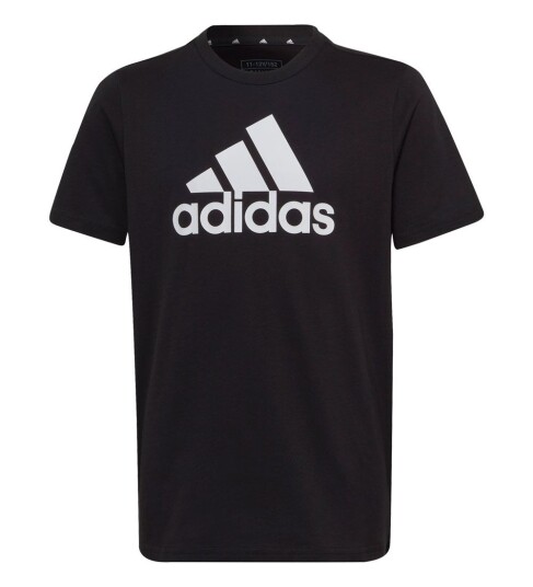 Adidas Essential Big Logo Cotton Tee t skjorte junior 140 BLACK/WHITE