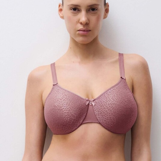 CHANTELLE C Magnifique Very Covering Molded Bra Pink D x 90