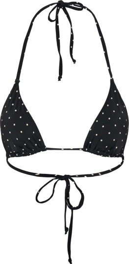 Gina Tricot Bikini Triangle Top Black L