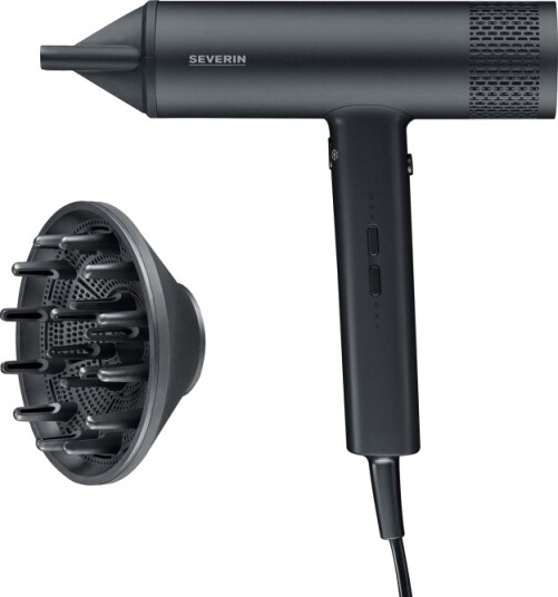 Severin Hårfön S STYLE SPEED PRO HT 0170 2000W 3 Effekt/Templägen 2.8m SLADD SVART Severin Hårfön S STYLE SPEED PRO HT 0170 2000W 3 Effekt/Templägen 2.8m SLADD SVART