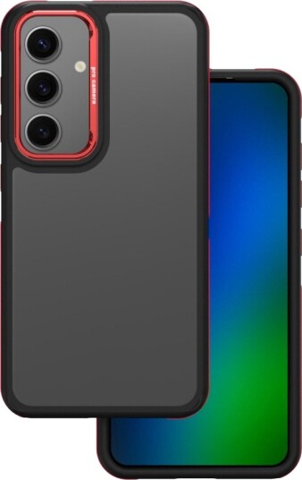 TFO Crystal Black Deksel for Samsung Galaxy S25 Ultra Rød