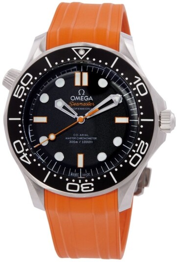 Omega Herreklokke 210.32.42.20.01.006 Seamaster Diver 300m Sort/Gummi Omega Herreklokke 210.32.42.20.01.006 Seamaster Diver 300m Sort/Gummi