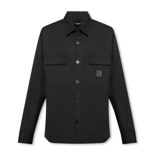 Balmain Herre Skjorter Svart XL, Balmain Herre Skjorter Svart XL,
