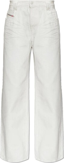 Diesel Herre Jeans Hvit W30 L32,