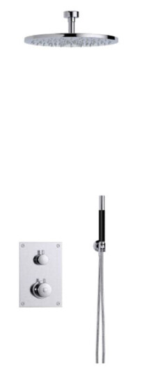 Tapwell Box7268 Takdusj Innbygging - Takmontert Krom / 85mm Ø300mm (TA-9424869)