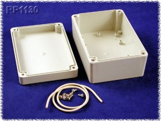 Hammond Electronics Rp1150 Universalskap 125 X 85 X 85 Polykarbonat Grå 1 Stk