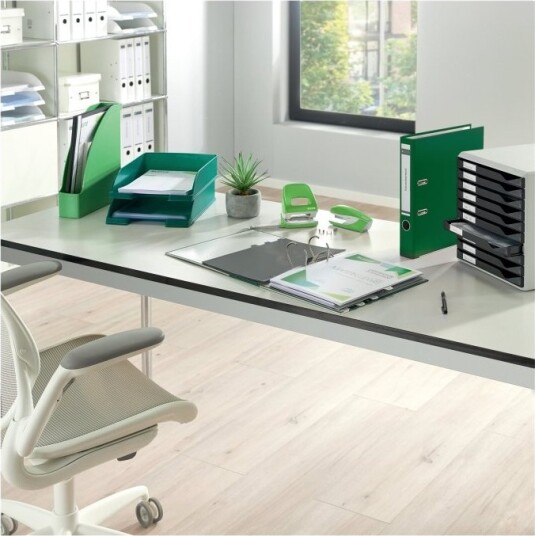 Leitz Plus   Brevbakke   For A4 210 X 297 Mm   Grønn