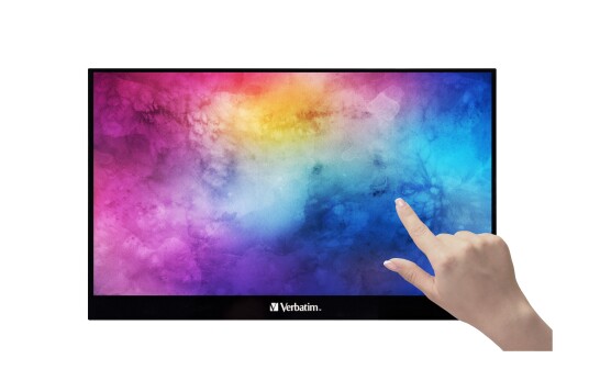 Verbatim 17.3" Portable Touchscreen Monitor Full HD 1920x1080 Svart