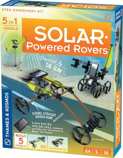 Thames & Kosmos Solcelledrevne Rovere Eksperimentsett For Barn 8+