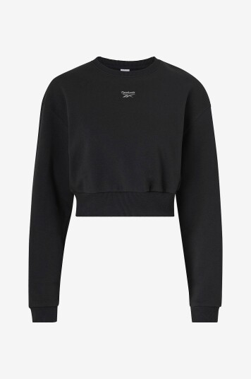 Reebok Classic - Collegegenser CL Wde Fleece Coverup - Svart