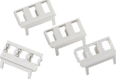Mp Bolagen AUD51.2 Adapterplate 3Xrj45, Keystone