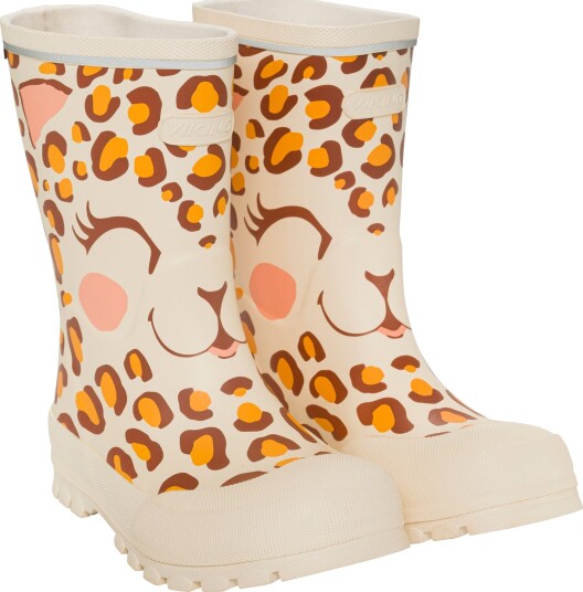 Viking Gummistøvler Jolly Print Beige Viking Gummistøvler Jolly Print Beige