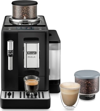 De'Longhi Rivelia Automatisk Espressomaskin 19 Bar Svart EXAM440.35.B De'Longhi Rivelia Automatisk Espressomaskin 19 Bar Svart EXAM440.35.B