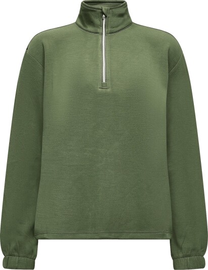 Daily Sports Relaxed Midlayer Half Neck   KHAKORA   XL
