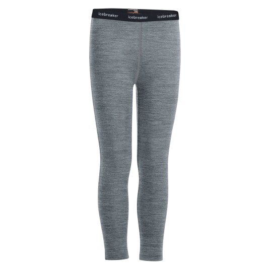 Icebreaker Kids' 200 Oasis Leggings Gritstone Heather Gritstone HTHR 10 Icebreaker Kids' 200 Oasis Leggings Gritstone Heather Gritstone HTHR 10