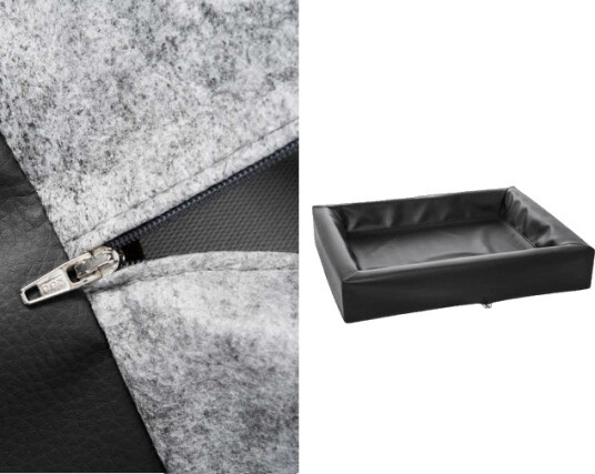 Biabed Hundeseng Original Polstring 80 x 100 cm Svart
