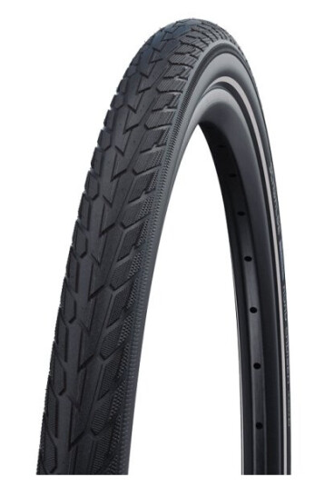 Schwalbe Road Cruiser Non Folding Tire (50-203) Black, Green, K-Guard, Psi Max:65 Psi, Weight:320 G