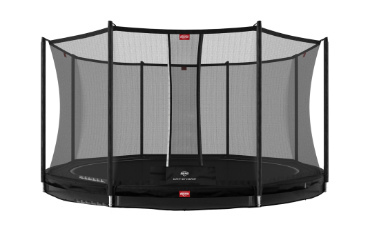 BERG Favorit InGround 380 Black + Safety Net Comfort