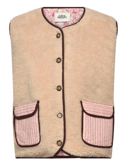 Lollys Laundry Jacell Love Vest Sl Beige S Lollys Laundry Jacell Love Vest Sl Beige S