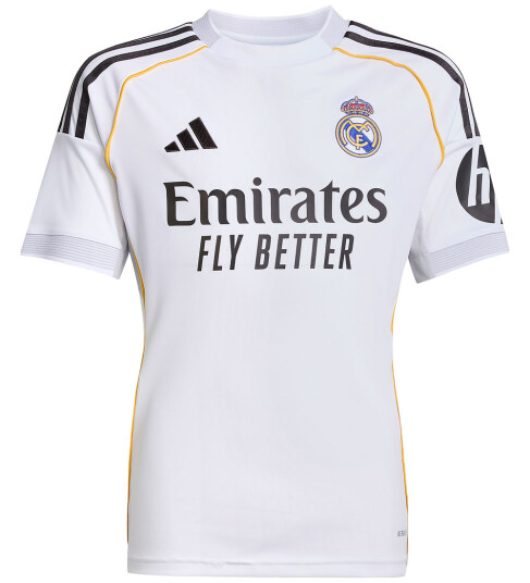 adidas Performance Real H Jsy Y White 140 adidas Performance Real H Jsy Y White 140