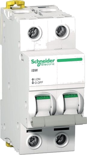 Schneider Electric Acti9 switch isw 2p 40a 415vac 36mm (3606480531057)