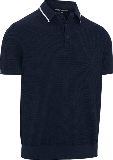 Callaway Textured Sweater Polo Blå Golf pologenser herre Peacoat XX-Large
