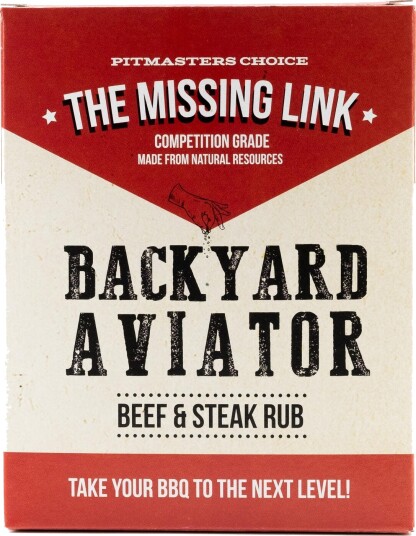 The Missing Link Missing Link Backyard Aviator Rub 400g for saftige biffer og grillet rødt kjøtt
