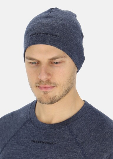 Swedemount Nepal Wool Terry Merino Beanie Navy Melange Onesize Luer Swedemount Nepal Wool Terry Merino Beanie Navy Melange Onesize Luer