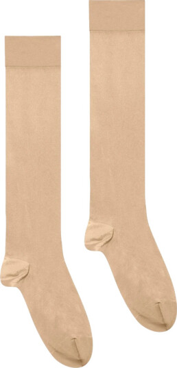 Wolford Knestrømper Pure Energy 30 Den Leg Vitalizer Knee highs Natur