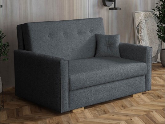 Ajiz Sovesofa 2 seter i Bouclé Grå Ajiz Sovesofa 2 seter i Bouclé Grå