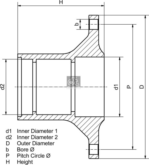 Hjulnav DT Spare Parts 4.67811