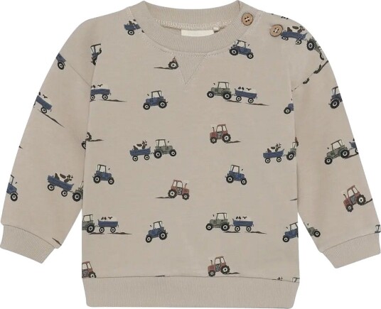 Minymo Sweatshirt Ls Aop FEATHER GRAY 50