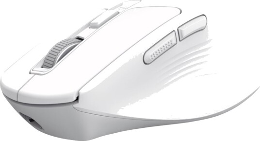 Trust Niven Mus Ergonomisk Komfortabel Høyrehendt Optisk 7 Knapper Bluetooth Usb C Hvit