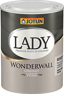 Lady wonderwall matt hvit 068 liter