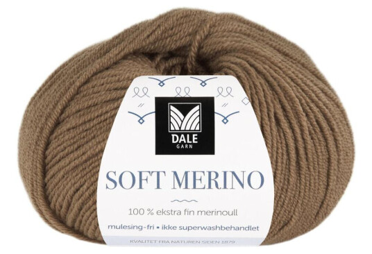 Dale Garn Dale Soft Merino 3038 Nøttebrun