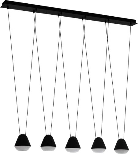 Eglo Palbieta Langbordlampe 5X240lm L1160 Sort Eglo Palbieta Langbordlampe 5X240lm L1160 Sort