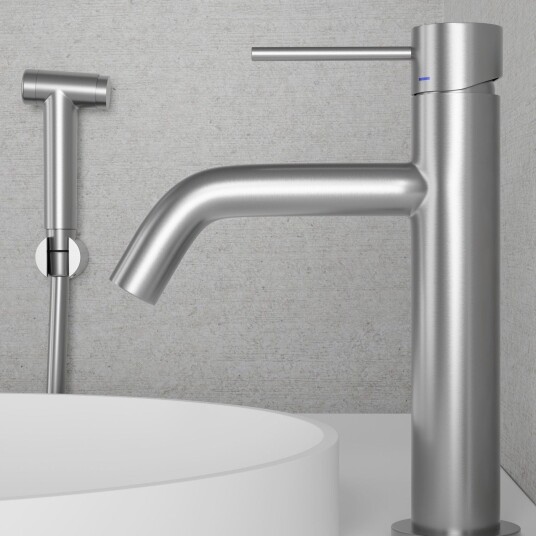 Inr Iconic Nordic Rooms Voyage Mid Servantbatteri Med Handdusj Brushed Stainless