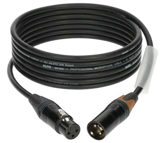 Klotz Superior Mikrofon Kabel M/brun Krave 1 M