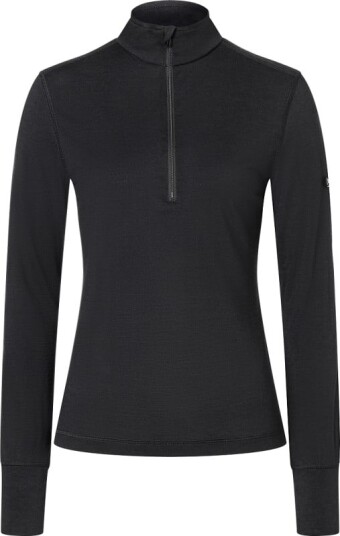 super.natural Women's Tundra175 Zip 1/4 L Jet Black super.natural Women's Tundra175 Zip 1/4 L Jet Black