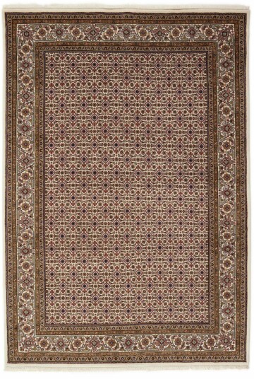 Håndknyttet. Opphav: India Tabriz Indi Teppe 175x247