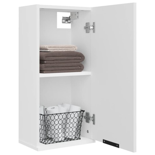 vidaXL Vegghengt baderomsskap hvit 32x20x67 cm vidaXL Vegghengt baderomsskap hvit 32x20x67 cm