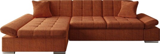 Djerra Sofa med Divan 3 seter   Oransje