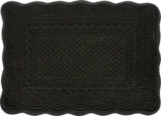 Christiania Glasmagasin Tekstil Dekkebrikke Velour 35x50cm Grønn Christiania Glasmagasin Tekstil Dekkebrikke Velour 35x50cm Grønn