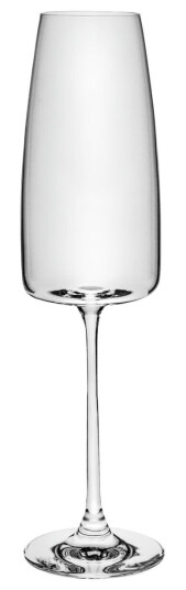 VEGA Champagneglass Lotta med målestrek; 34cl, 4.8x25 cm (ØxH); Transparent; 0.1 l målestrek, 6 Stykk / Forpakning
