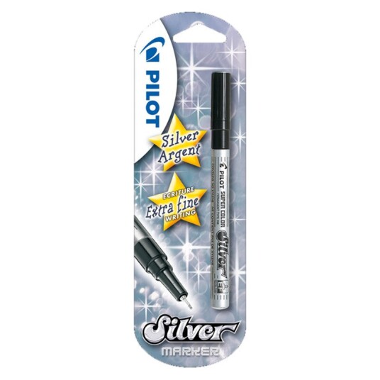 Pilot Dekorasjonspenn X Fine 1 Mm Sølv