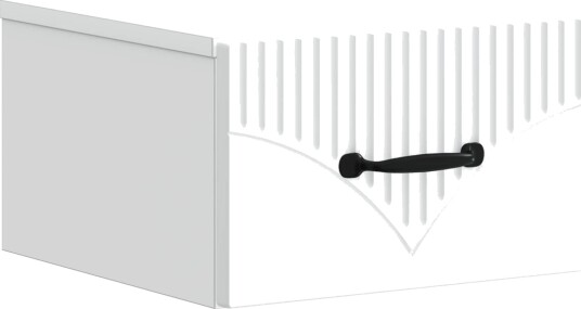  Vegghengt Nattbord Hvit 34,5 x 33 x 20 cm Konstruert tre