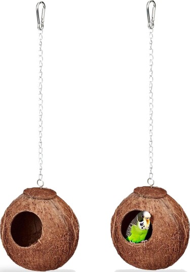 Rxs Birdhouse Kokosnøtt Sett Med 2 Stk