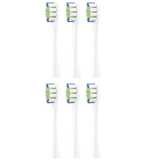 OCLEAN PROFESSIONAL CLEAN BØRSTEHODER 6 STK, HVIT