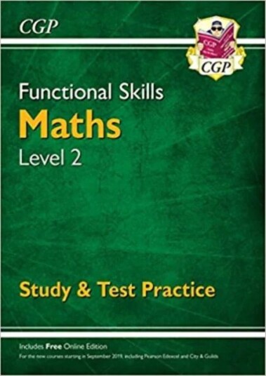 Functional Skills Maths Level 2 - Study & Test Practice Av Cgp Books