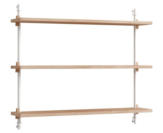 Moebe wall shelving ws.65.1 Eik-hvit